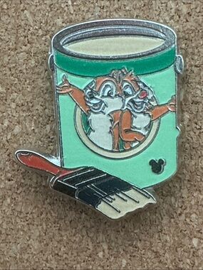 5/$25 Disney Chip And Dale Paint Can Pin